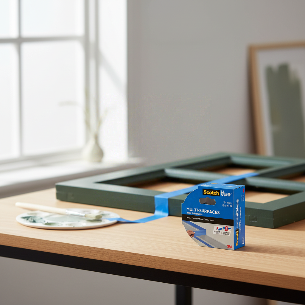 ScotchBlue™Ruban de Masquage Multi-Surfaces ScotchBlue™ - PEFC - Cut Case Bleu 41m x 24mm