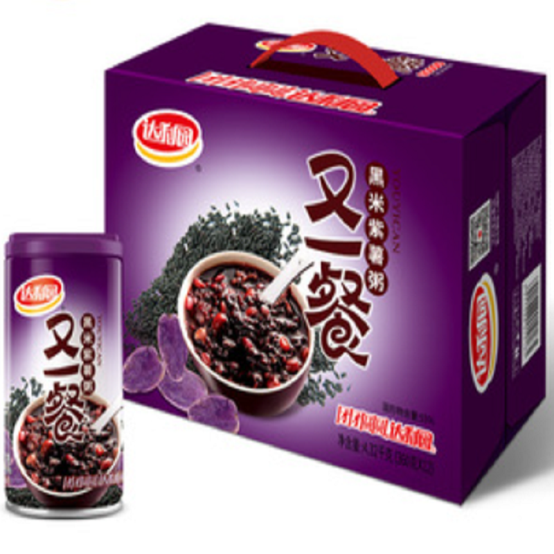 Daliyuan Porridge de riz noir et de patate douce 360 g x 12
