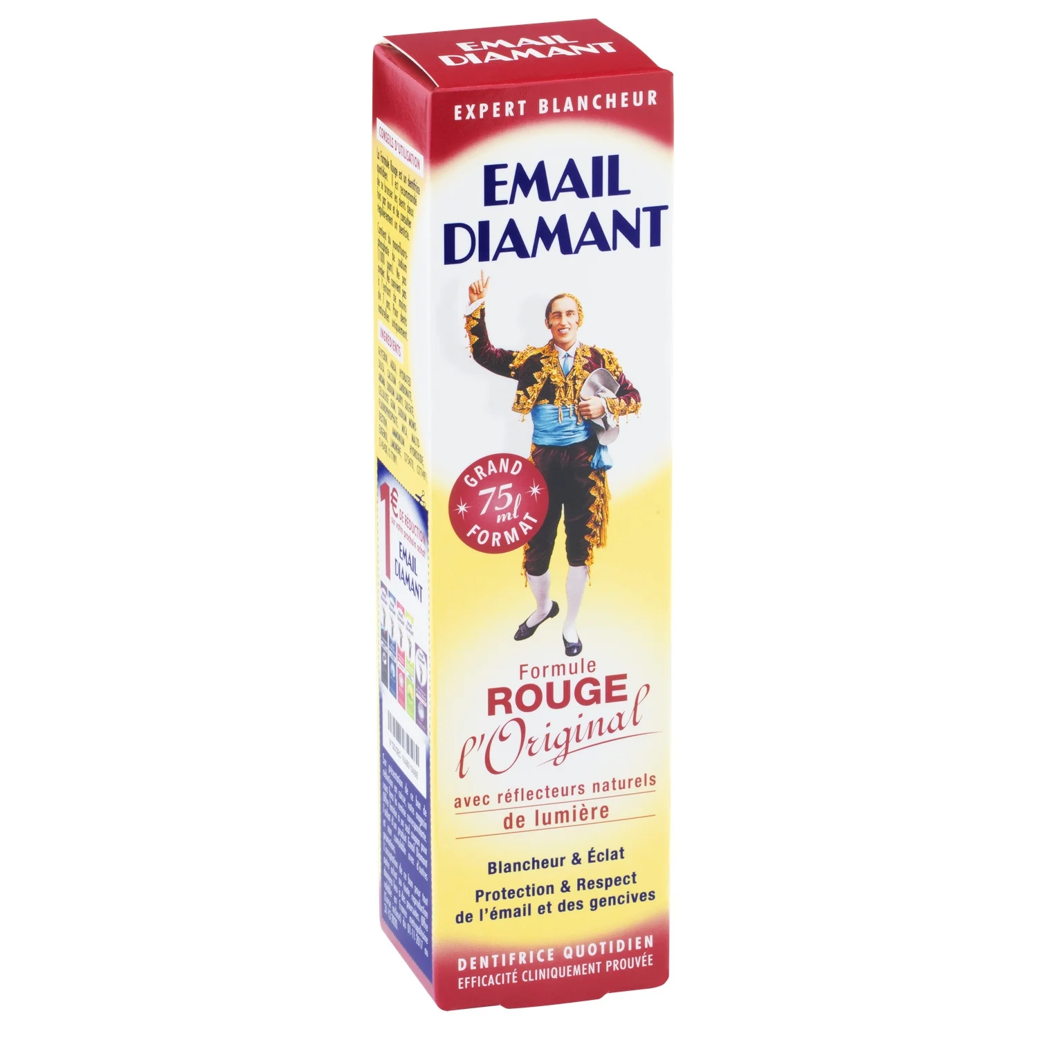EMAIL DIAMANT Dentifrice formule rouge l'original tube 75ml