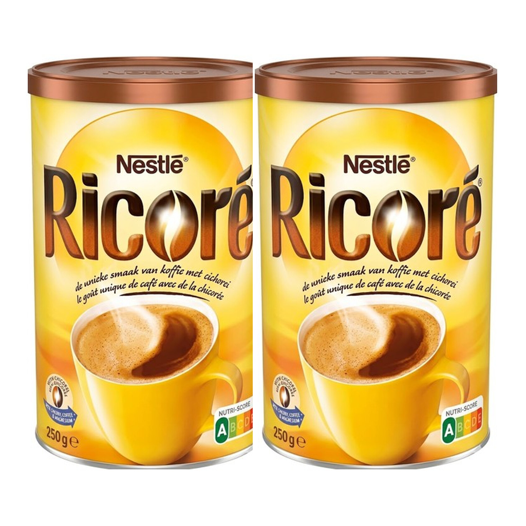 NESTLE Ricoré aux céréales et à la chicorée solubles 250g (Lot de 2)