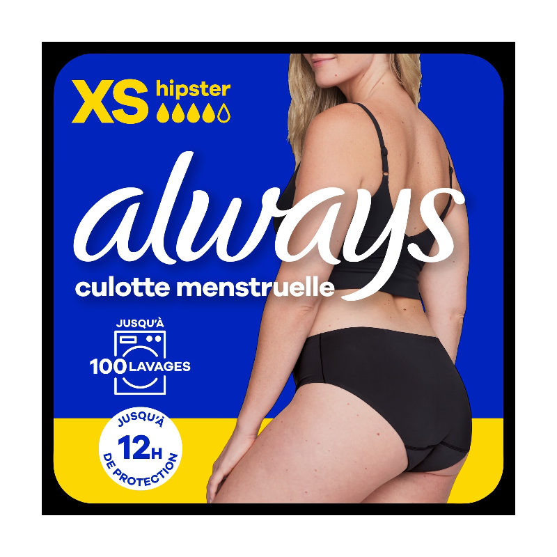 ALWAYS - Culotte menstruelle - XS - Éco-pack - 1 unité