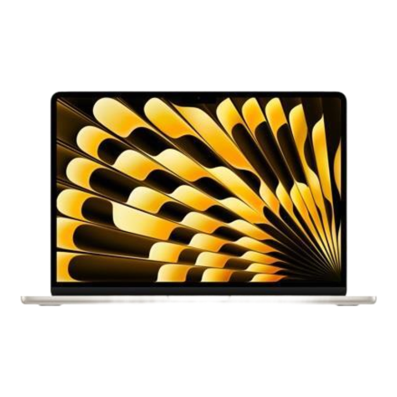 Apple MacBook Air 15 pouces (M4, CPU 10 cœurs / GPU 10 cœurs) 16 Go RAM, 256 Go SSD - Lumière stellaire, AZERTY
