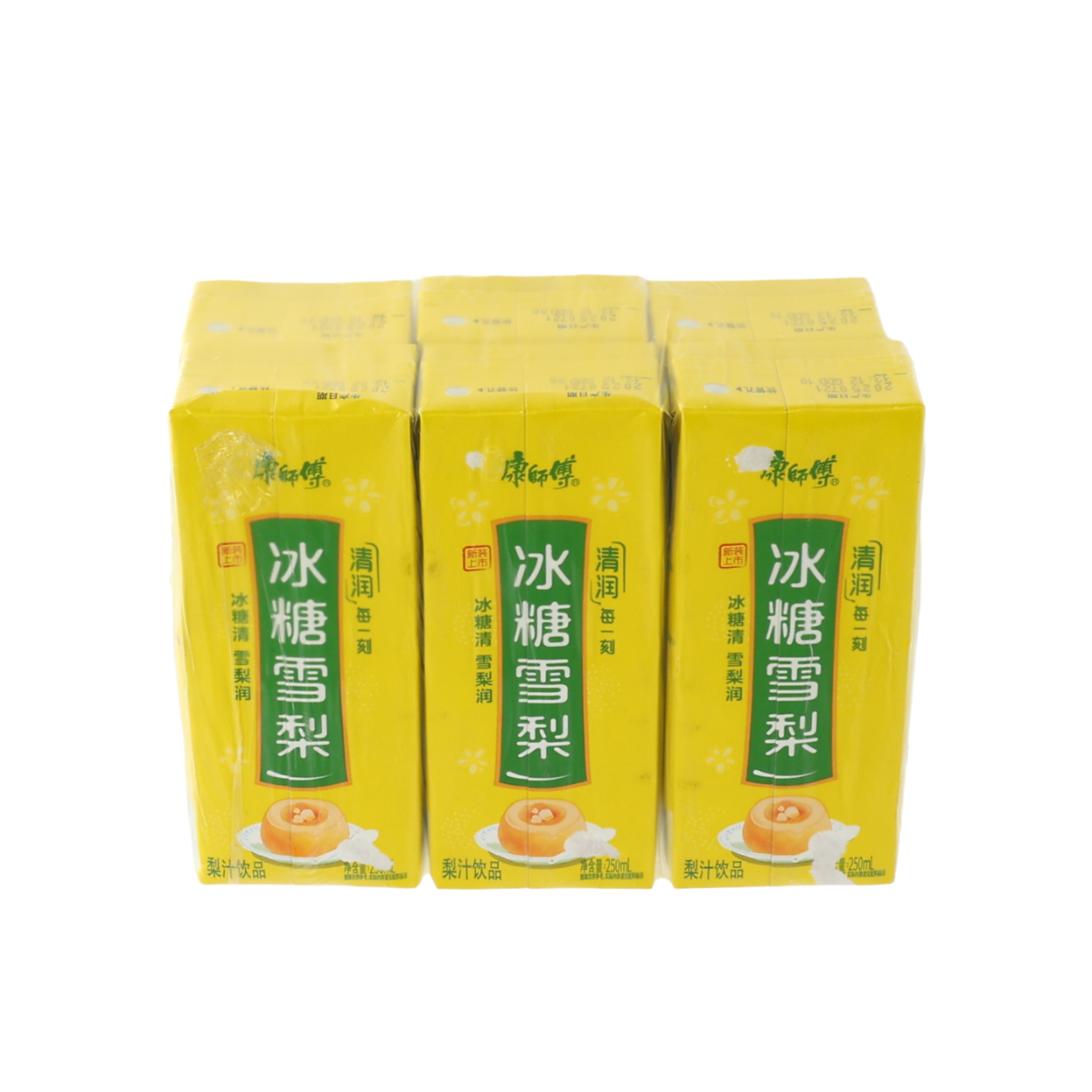 Master Kong Boisson au jus de poire et au sucre candi - 6 x 250 ml