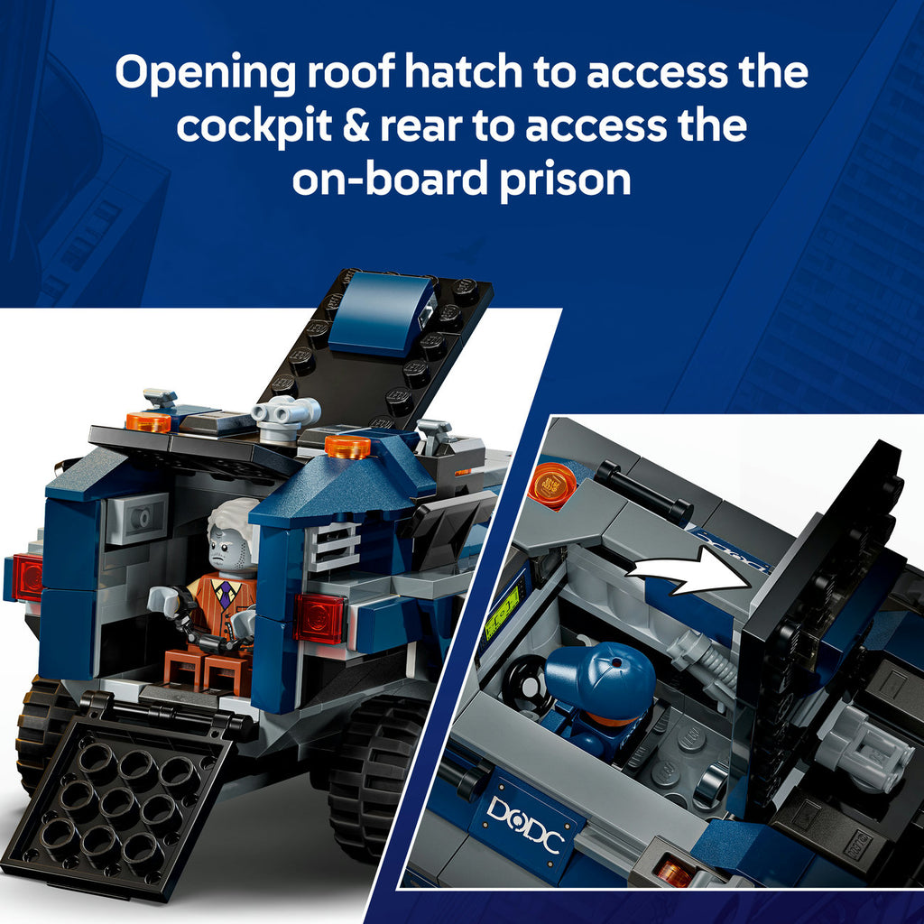 LEGO Super Heroes 76349 La poursuite en prison mobile de Spider-Man