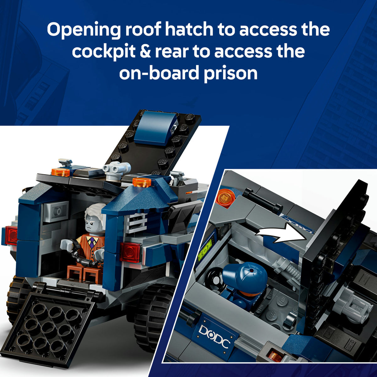 LEGO Super Heroes 76349 La poursuite en prison mobile de Spider-Man