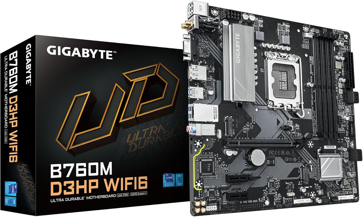 GIGABYTE B760M S1700Wi‑Fi6 Carte graphique