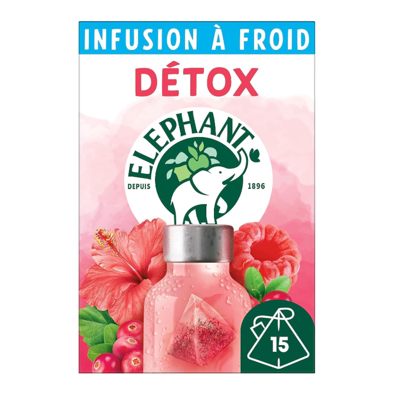 ELEPHANT Infusion à froid Détox 15 sachets