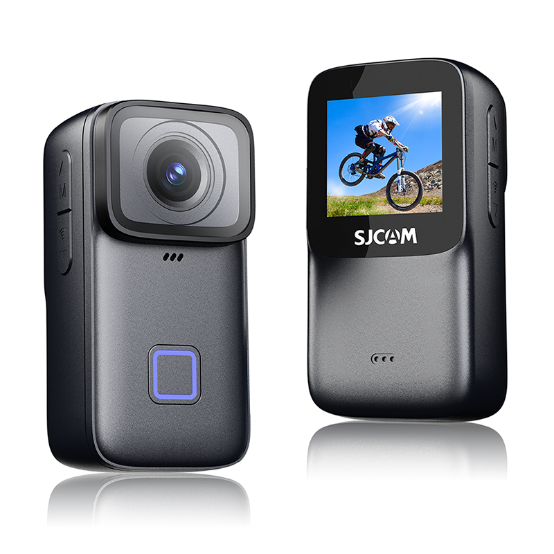 SJCAM C200 Pro Caméra d’action 4K avec stabilisation électronique de l’image 6 axes, Écran tactile 1,3 pouce, Enregistrement 95 min, Étanche sans boîtier 5 m, 40 m avec boîtier, Ultra compacte 6,8 × 3,4 × 2,7 cm, Photo 20 Mpx, Wi-Fi rapide 5 GHz vers