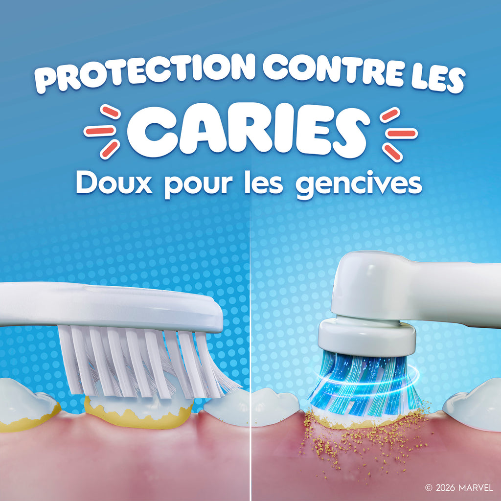 Oral-B Têtes de brosse Spider-Man x4