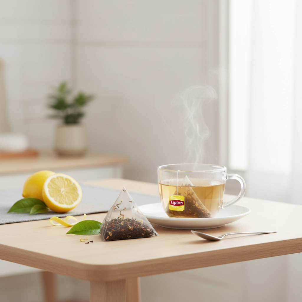 Lipton Thé noir citron - 20 sachets/34 g