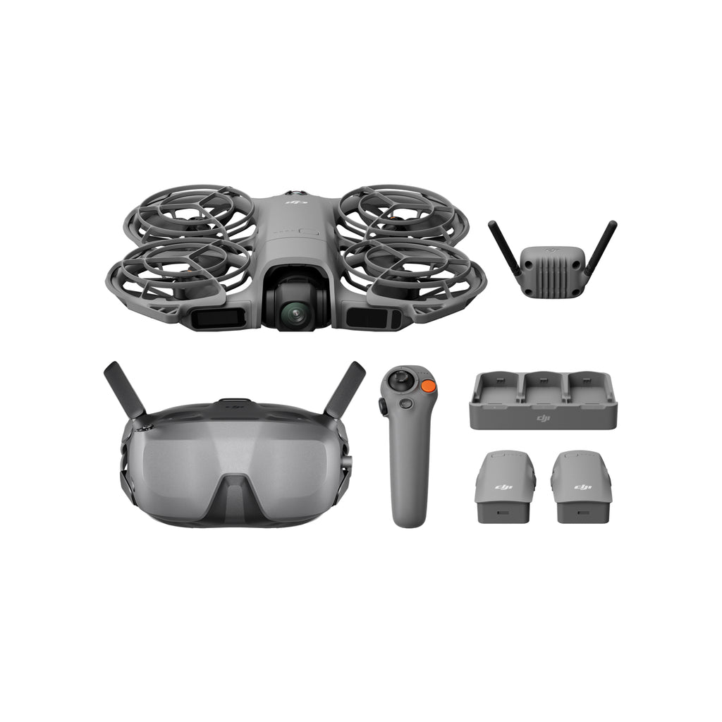 DJI Neo 2 Motion Fly More Combo Drone 4K pour débutants avec RC Motion 3, lunettes FPV N3, transmission numérique stable, vol FPV et 3 batteries