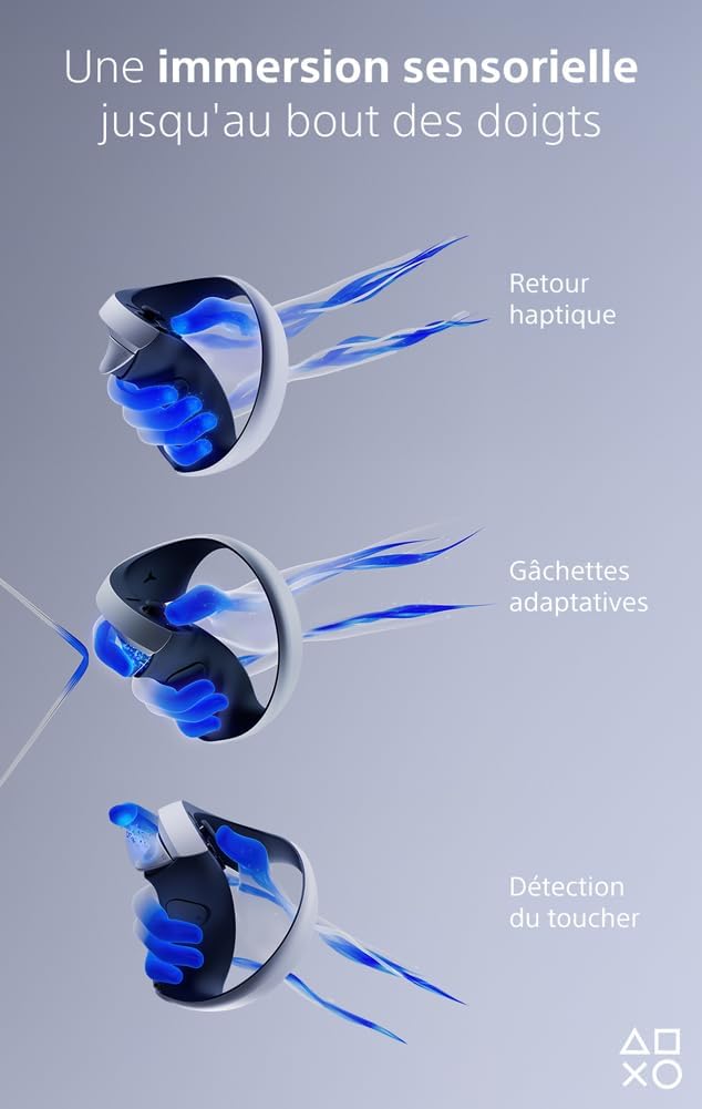 PlayStation VR2 Casque de réalité virtuelle pour PS5 + Manette PS VR2 Sense