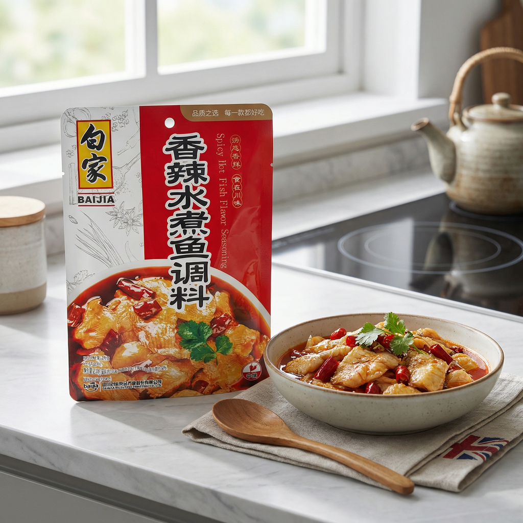 Bai Jia Condiment au poisson épicé 200 g