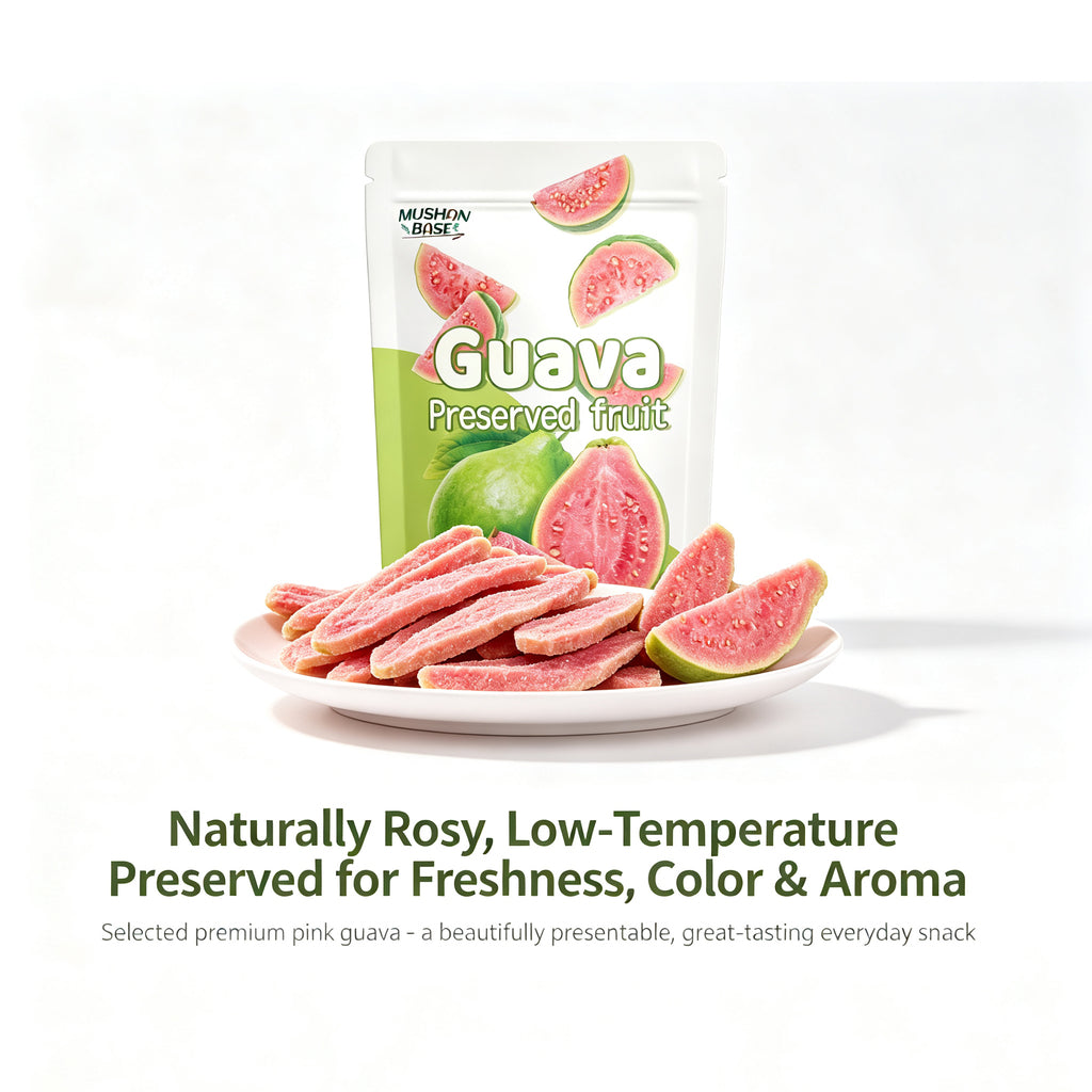 MUSHAN BASE Goyaves séchées à chair rouge - 50 g