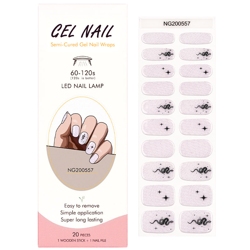 MeoMagic 14-262 Autocollants gels pour ongles - 20 pièces