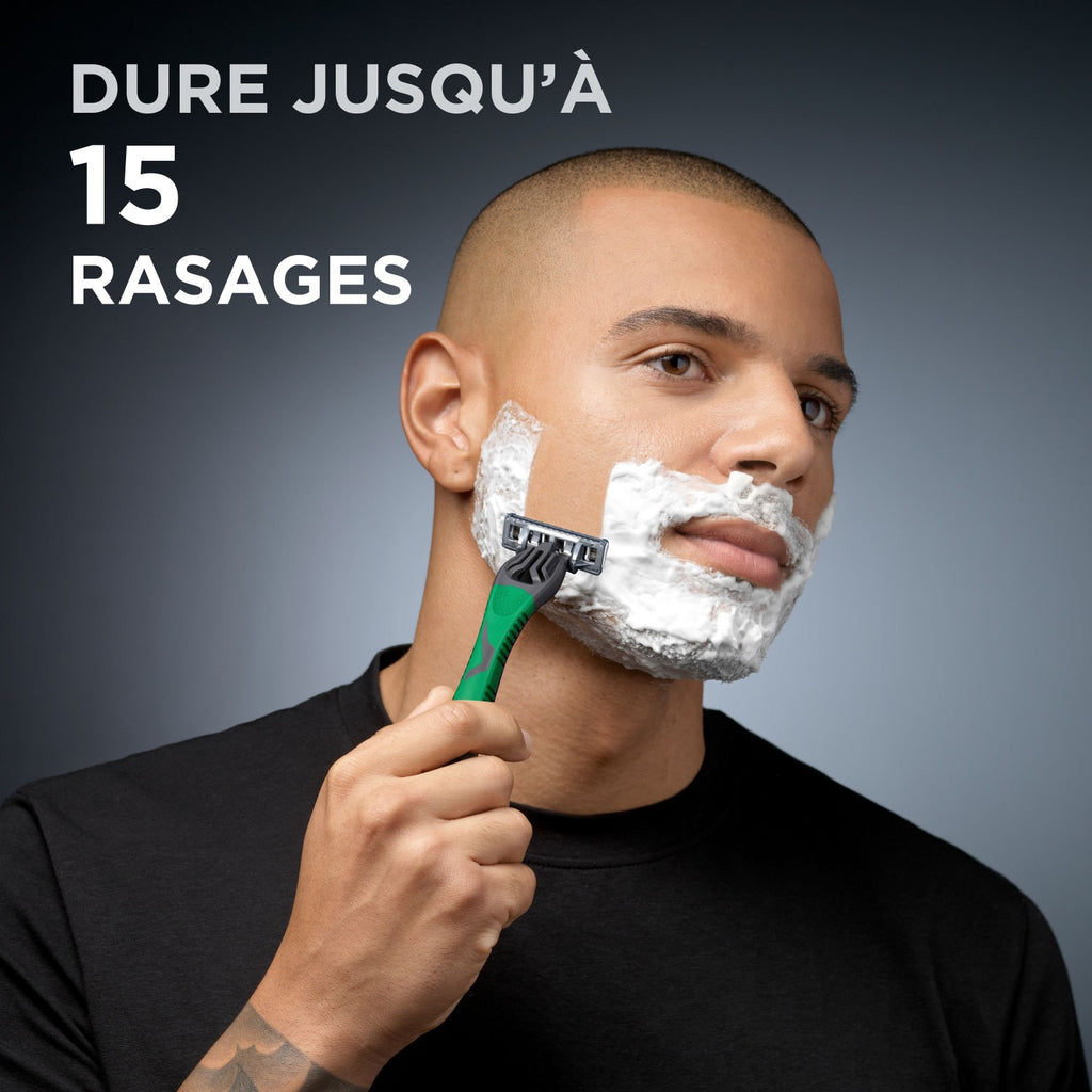 WILKINSON SWORD Quattro Essential 4 - Rasoirs Jetables Sensitive Pour Homme - x 3