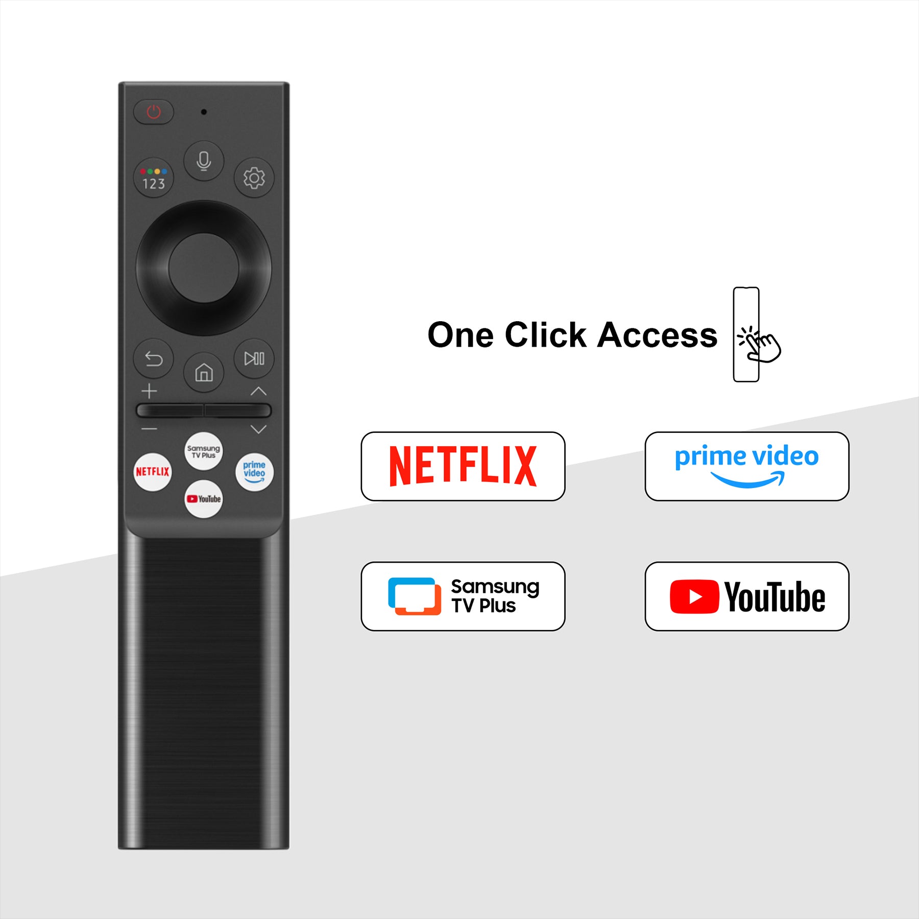KOORUI K85D3UQ-T8, 85 pouces, 4K QLED, TIZEN TV, Design sans bords, Son dynamique avec Dolby Audio, Finition métallique haut de gamme