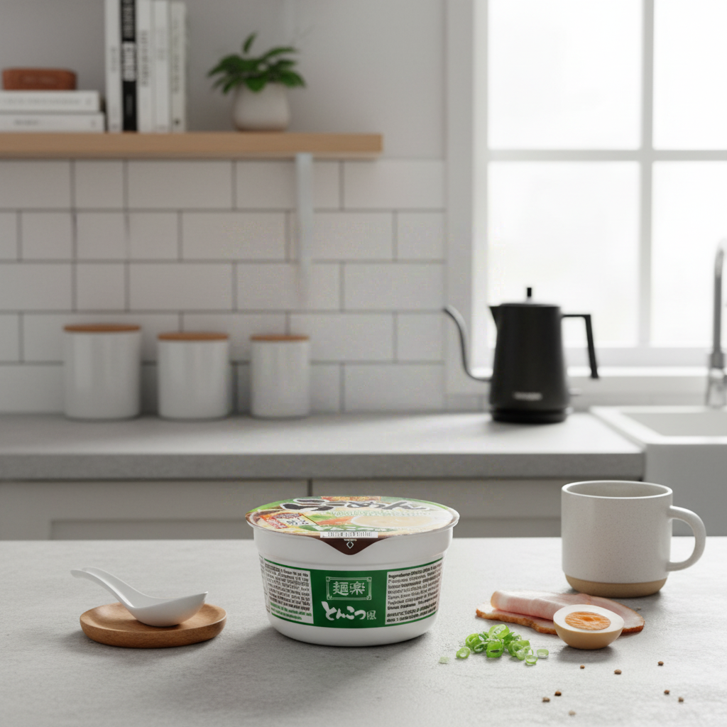 Cup Ramen Menraku Hikari Miso Saveur Tonkotsu 82 g