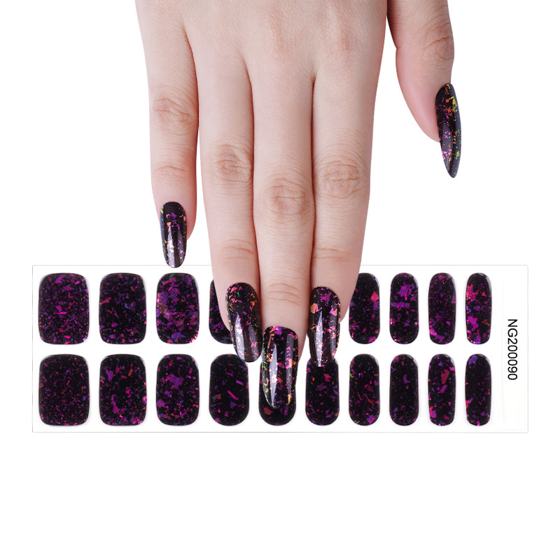 MeoMagic 14-42 Autocollants gels pour ongles - 20 pièces