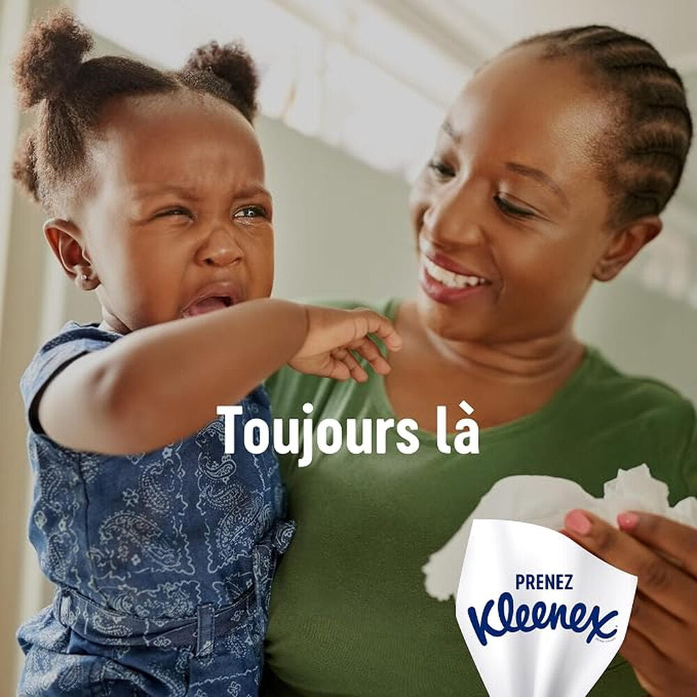 Kleenex Mouchoirs en Papier Format Maxi Familial, 4 Boîtes, 512 Mouchoirs (4 Paquets de 1)