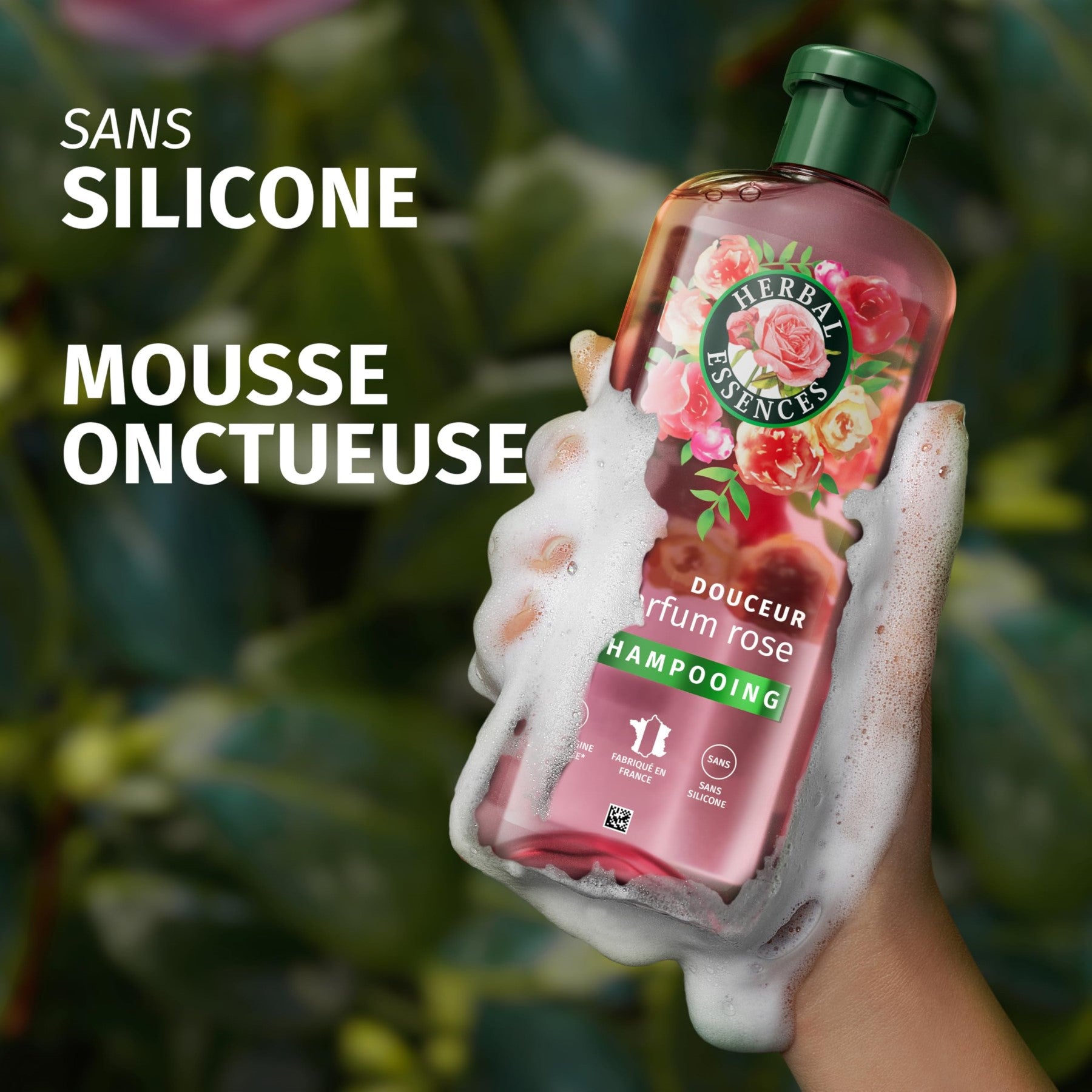 Herbal Essences Routine Douceur Parfum Rose avec Shampooing 250 ml, Après-Shampooing 200 ml, Masque 500 ml Et Spray Tout-en-Un Léger 145 ml