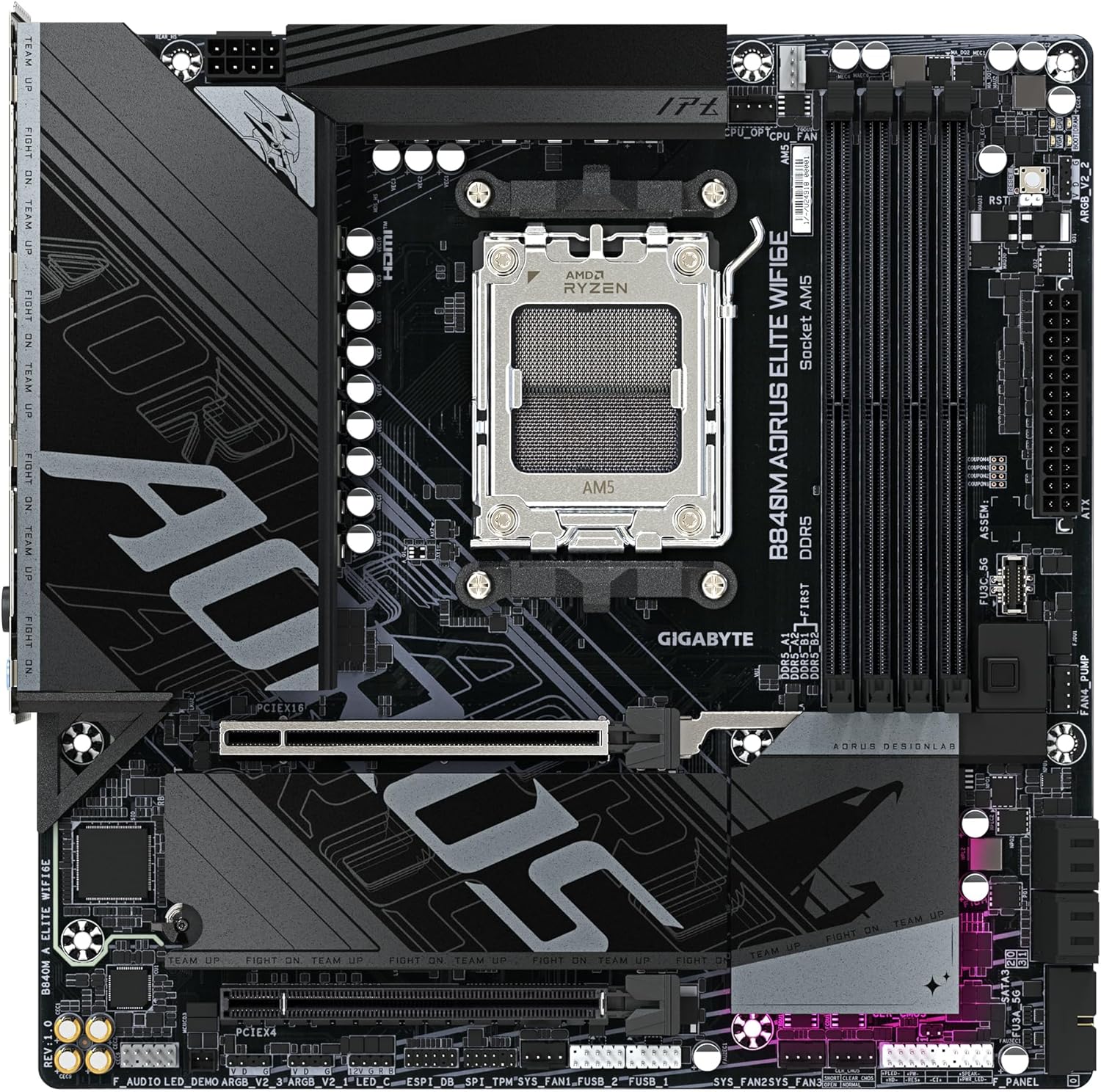 Gigabyte B840M A ELITE Wi‑Fi 6E