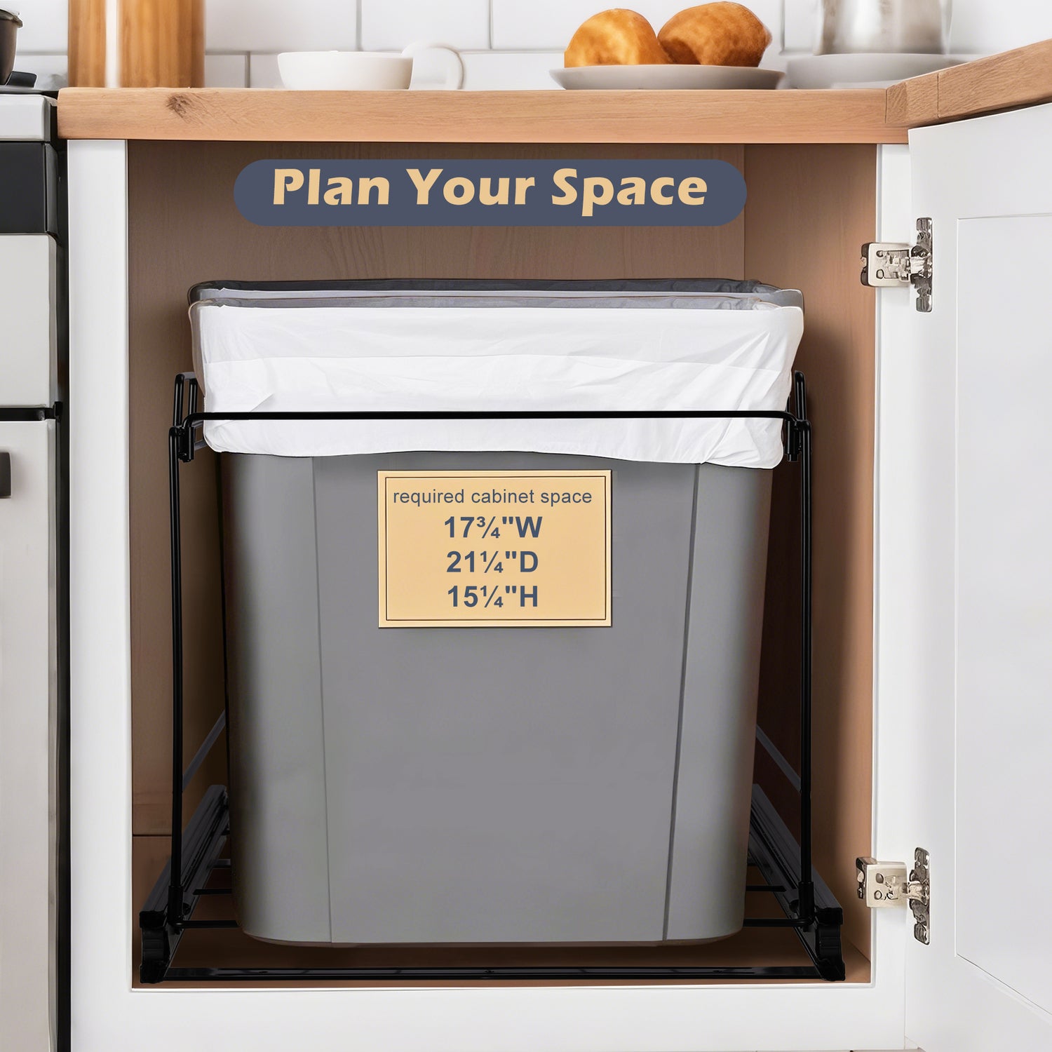 SRD Range-poubelles pour meuble de cuisine