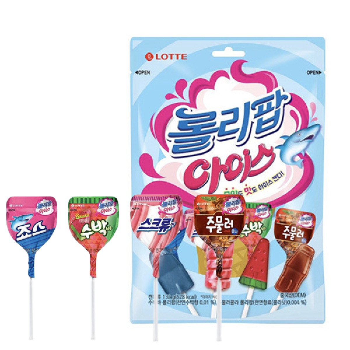 LOTTE Sucette Glacée 132 g