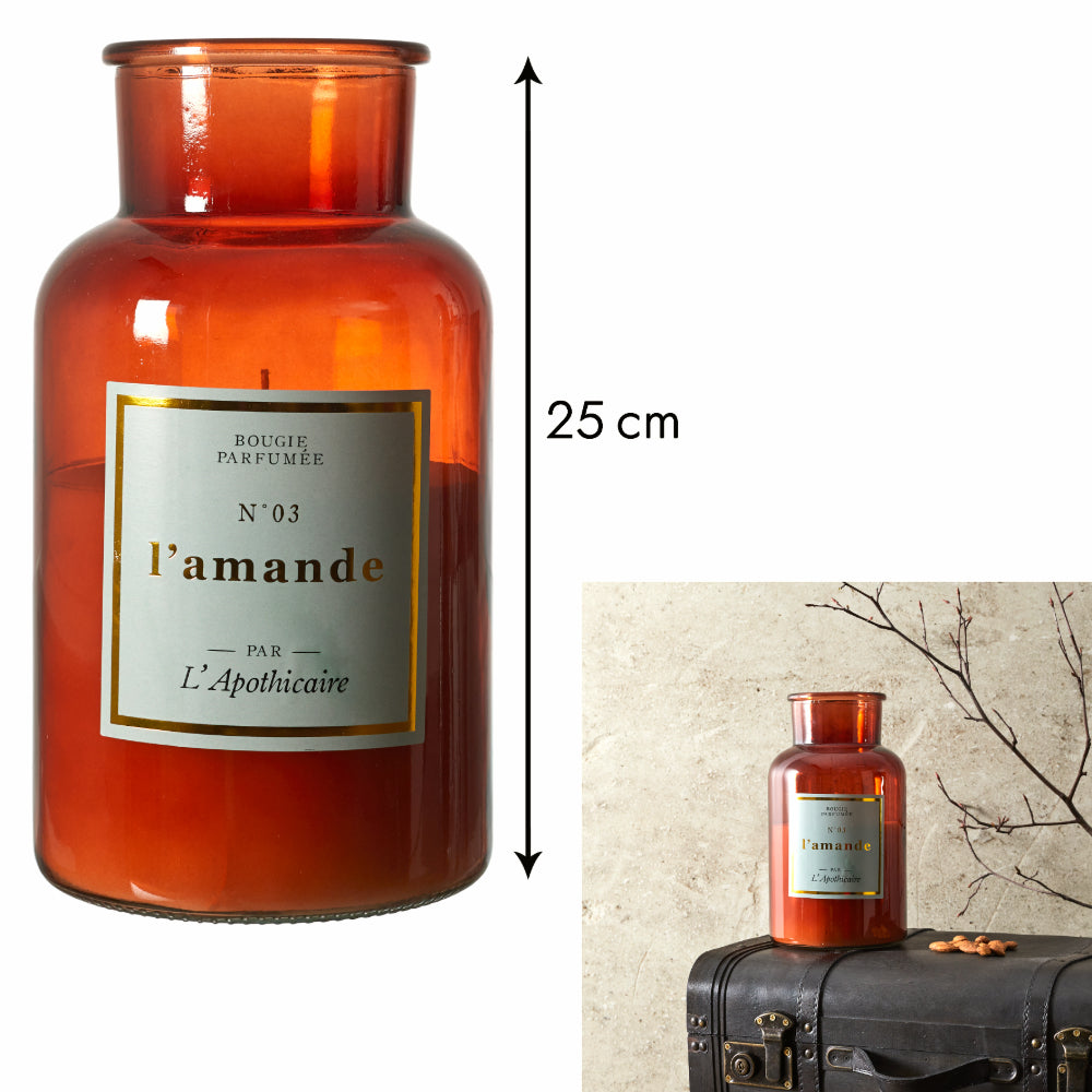 Bougie Parfumée Amande APO Chic H25,5 cm M2