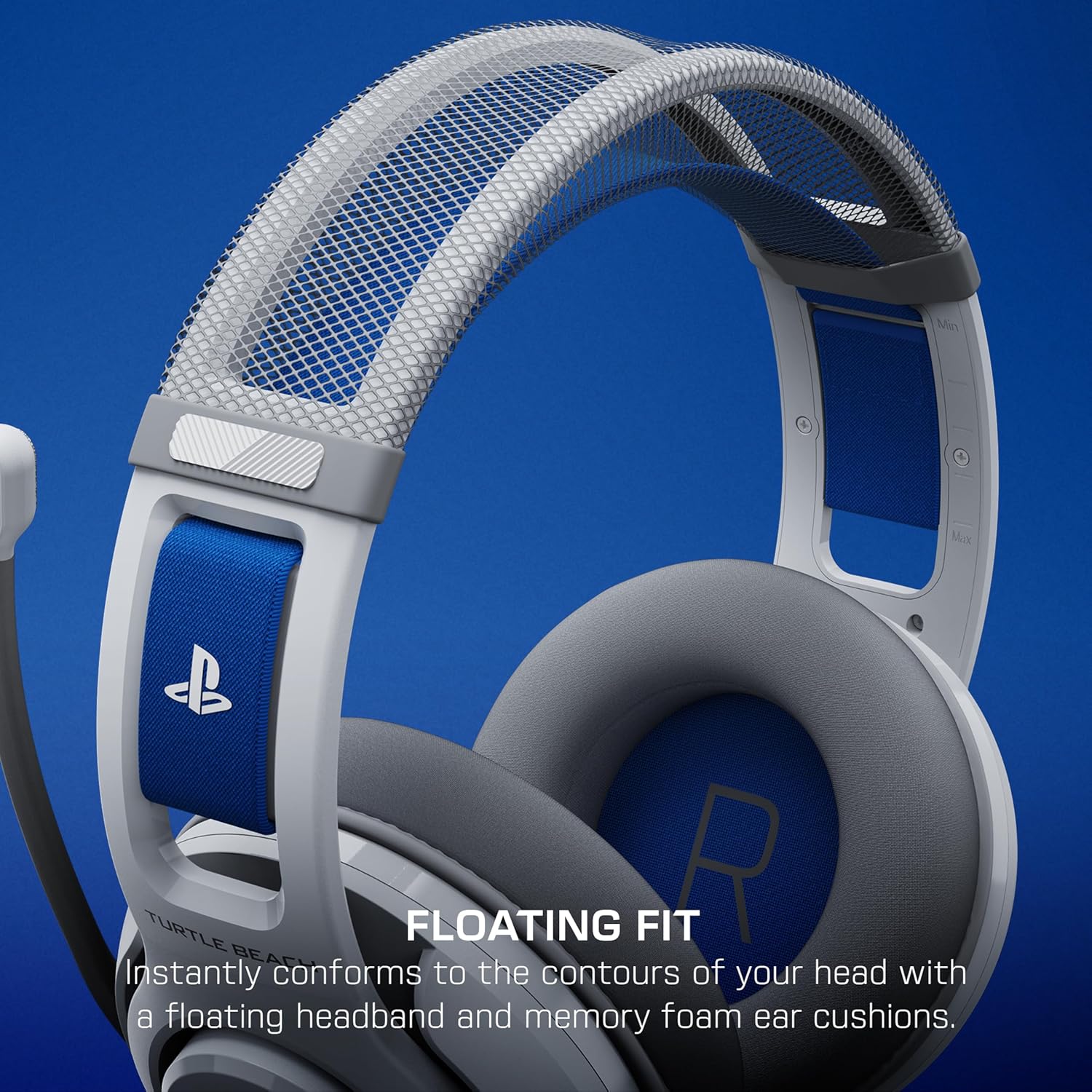 TURTLE BEACH Atlas 200 Playstation Casque Gaming Filaire (Prise 3.5mm) - Micro Muet par Basculement - PS5 & PS4 - Blanc