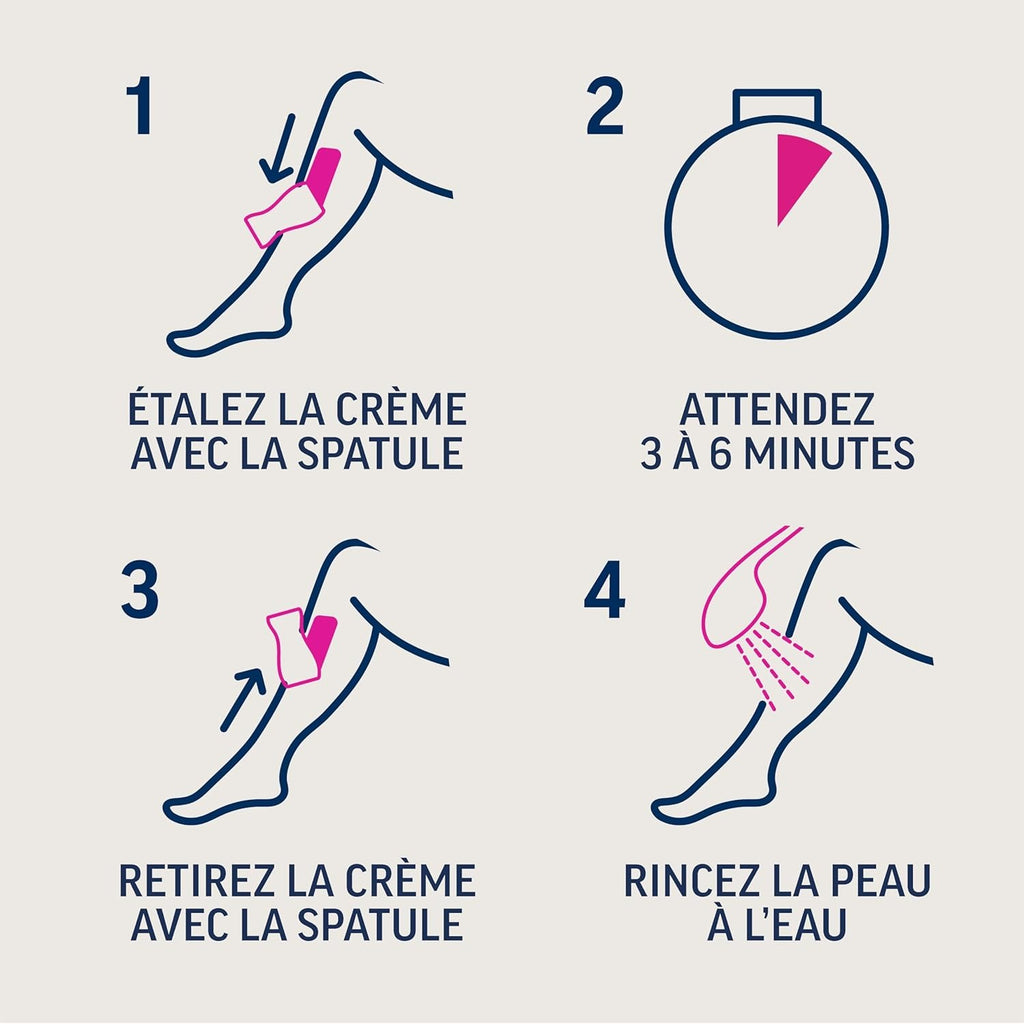Veet Crème Dépilatoire Pure Corps & Jambes Peau Sensible 200 ml