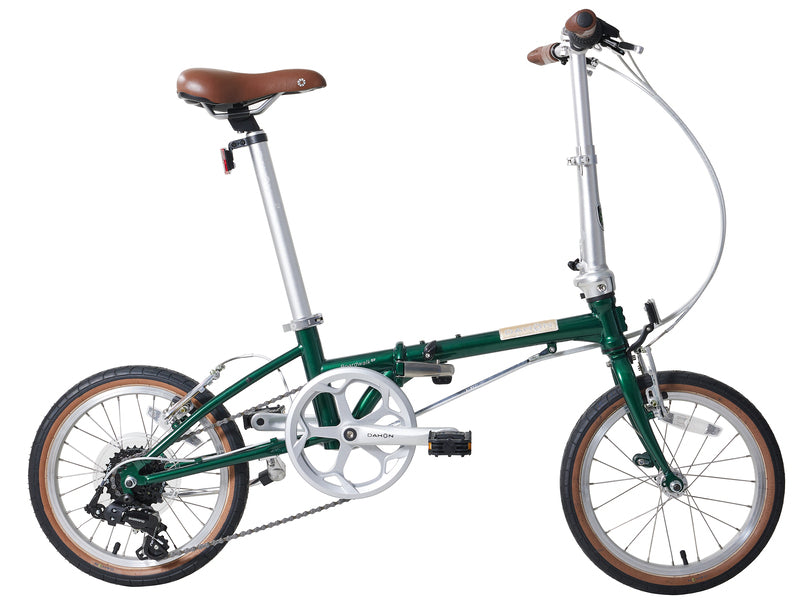 DAHON Vélo pliant Boardwalk D7 Vert éclat 16 x 1,5 pouces Pneu