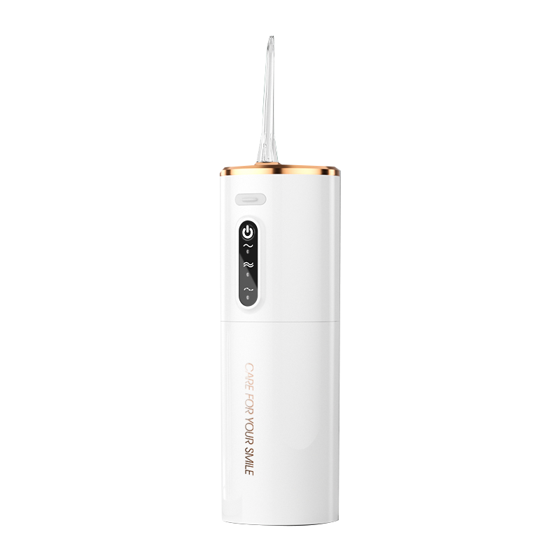 Rushi R-B31 Hydropulseur dentaire électrique, réservoir d’eau 280 ml, batterie 1200 mAh - Blanc