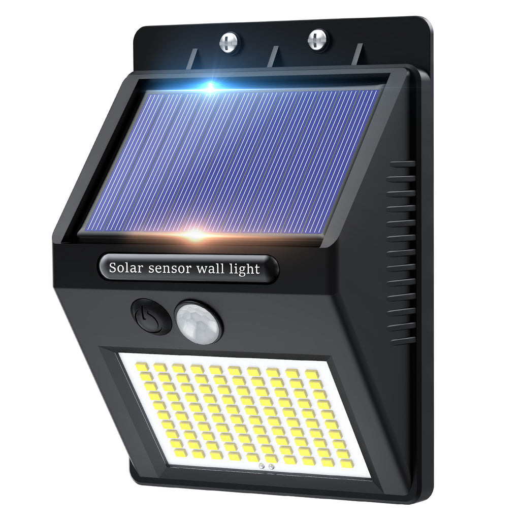 VIVREAL Lampes murales solaires alimentées par l’énergie solaire, Lot de 6, 100 LED YHM02B, Soldes du Nouvel An, Meilleures idées cadeaux