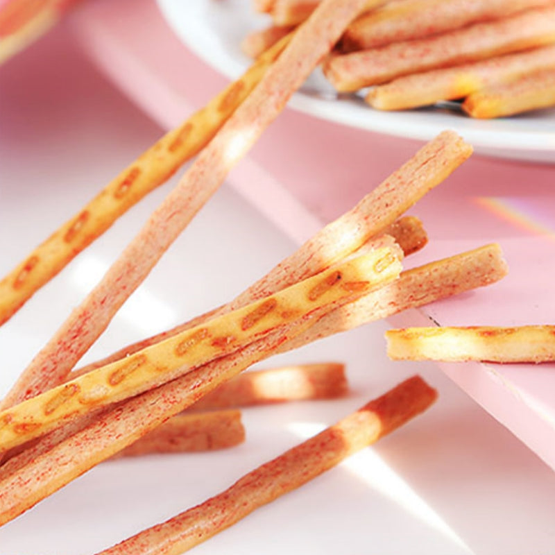 Glico Pretz Bâtonnets biscuits saveur lait à la fraise 45 g