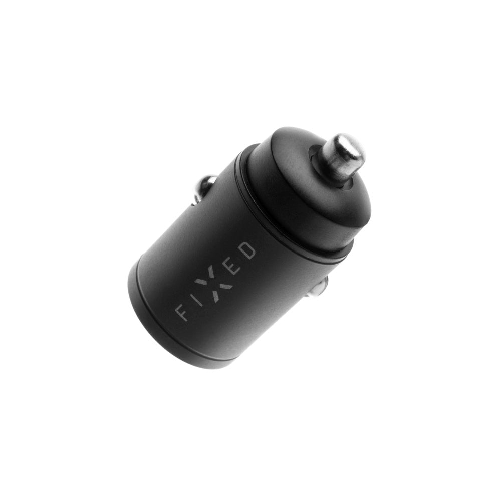 FIXED Chargeur de voiture prise allume-cigare à double port 30 W - Noir