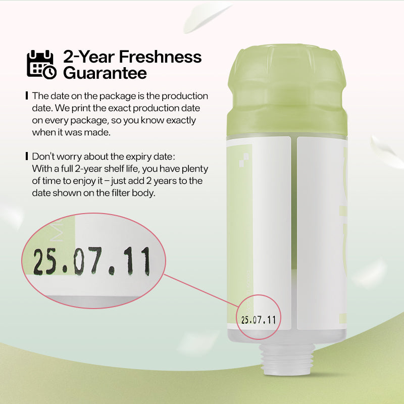 Lalapercare Vit C Cartouche Filtrante de Douche, Parfum Frais de Jasmin. Élimine le Chlore et Augmente la Pression. Nourrit la Peau et les Cheveux avec Extrait de Jasmin et Vitamine C pour un Éclat Hydraté et Radieux. (Fabriqué en Corée) Cartouche Un