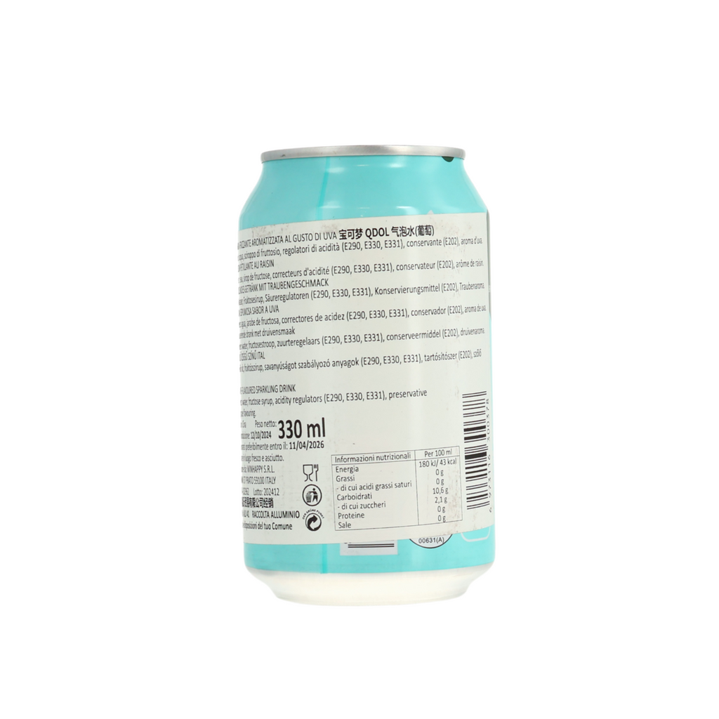 QDOL Pokémon Eau pétillante (raisin) 330 ml