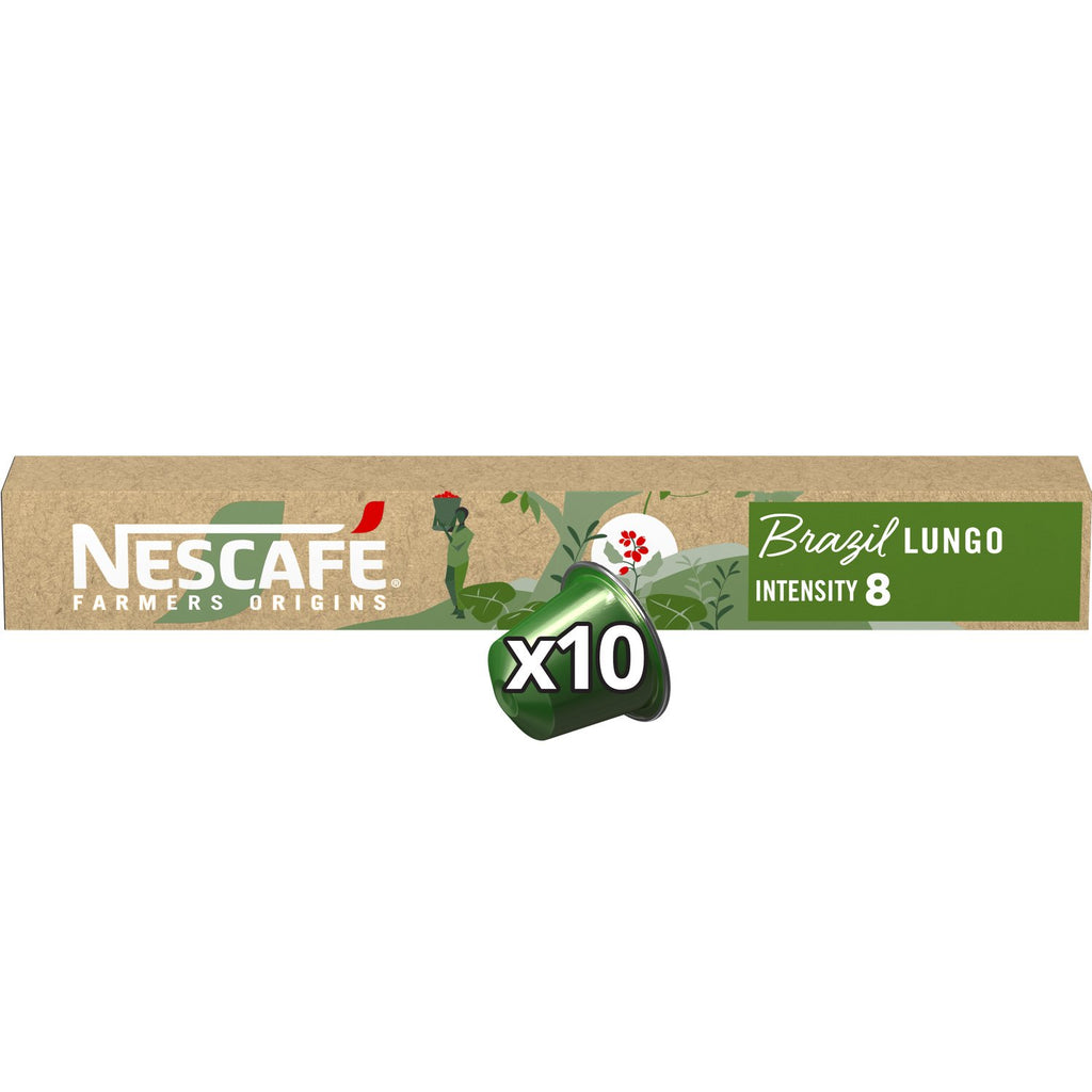 NESCAFÉ FARMERS Café Brazil Lungo X10 capsules 44g