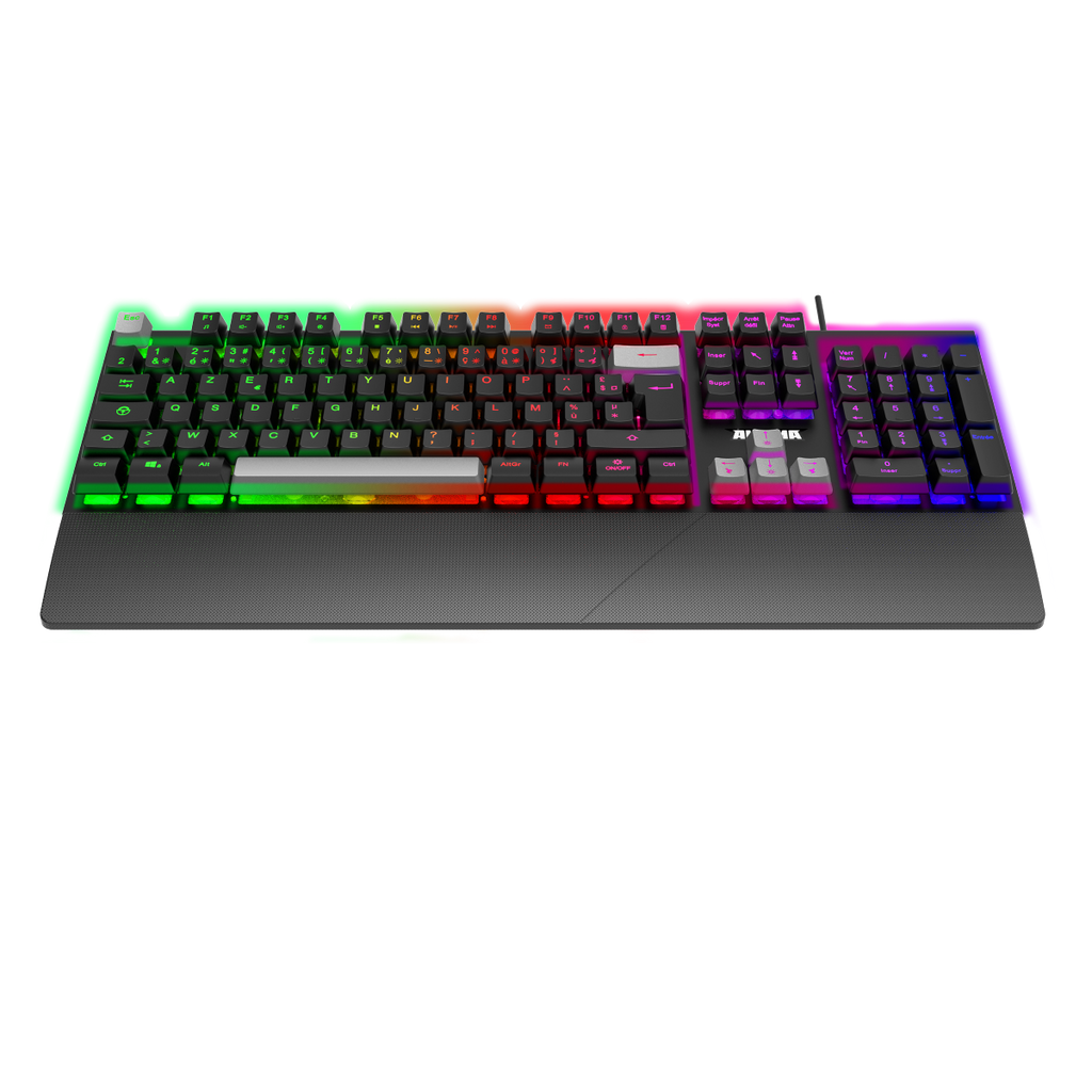 Akuma clavier gaming shônen k02 membrane touche retroeclaire