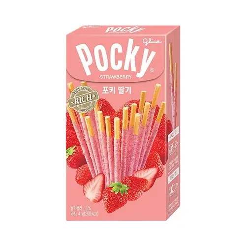 Pocky Biscuits bâtonnets au chocolat à la fraise 41 g