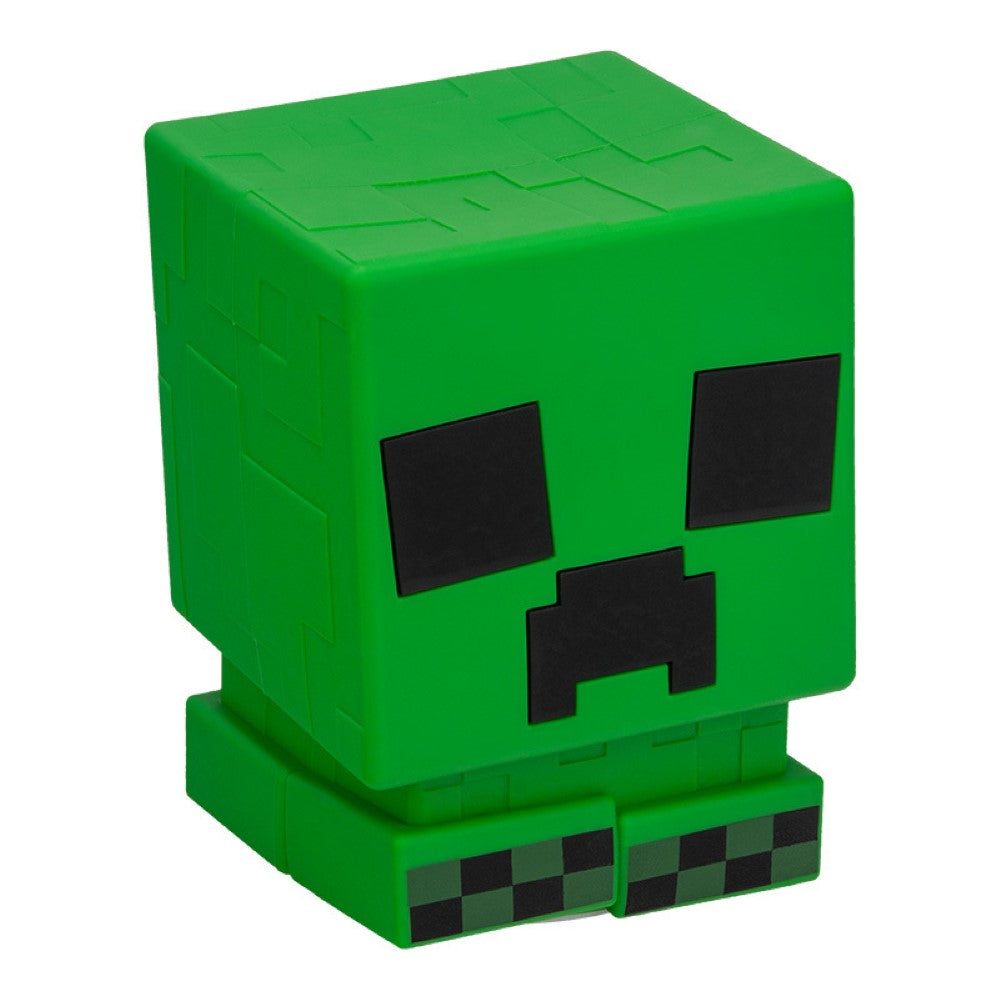 MINECRAFT Creeper SquishyGlo Lampe en Silicone Rechargeable - sous Licence Officielle - Changement de Couleur