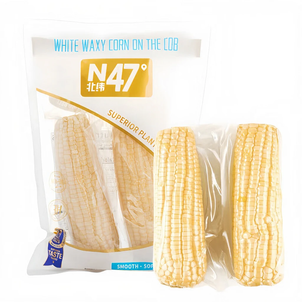 Maïs blanc gluant prêt à manger N47°, Double emballage, 460g