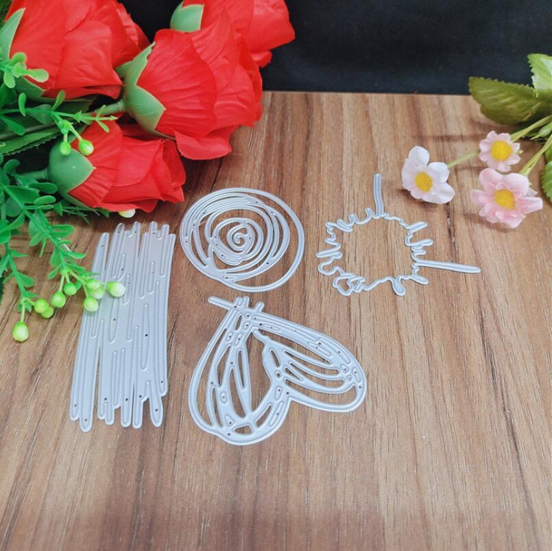 WhereHike Matrice de découpe en métal Fêtes pour scrapbooking - Durable, pochoirs de découpe pour album photo de scrapbooking à faire soi-même, papier décoratif pour cartes