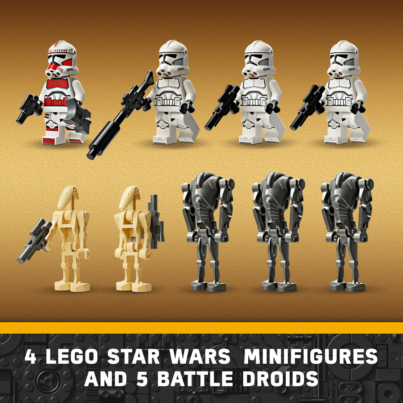 LEGO Star Wars 75372 Pack de combat des Clone Troopers et Droïdes de combat