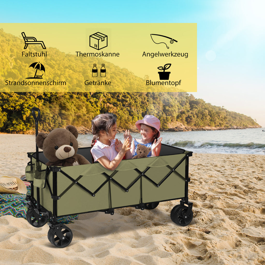 Sekey Chariot de transport extensible pliable 48 po longueur capacité de charge 200 kg