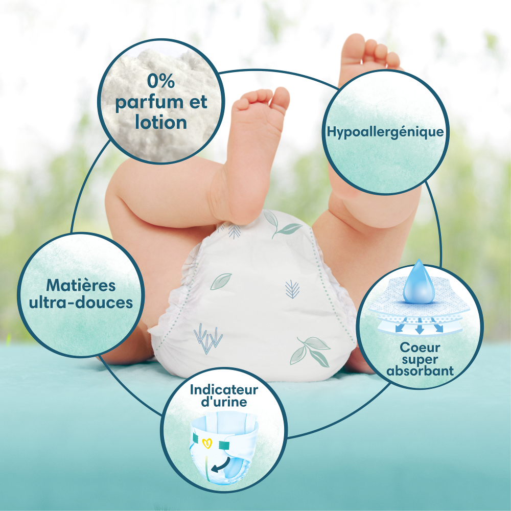 Pampers Harmonie Couches bébé taille 5 - 19 couches
