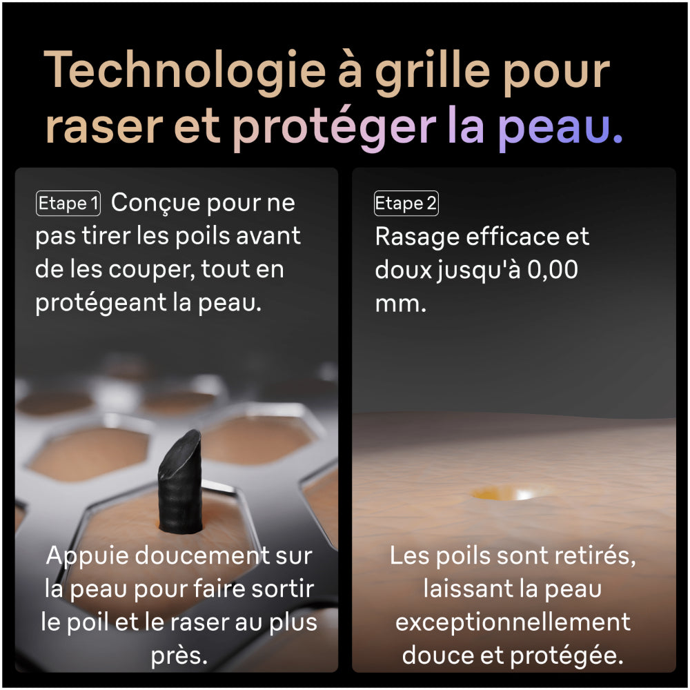 BRAUN Série 9 9660cc Rasoir à grille électrique - 5+1 éléments synchronisés - station de nettoyage et de charge intelligente