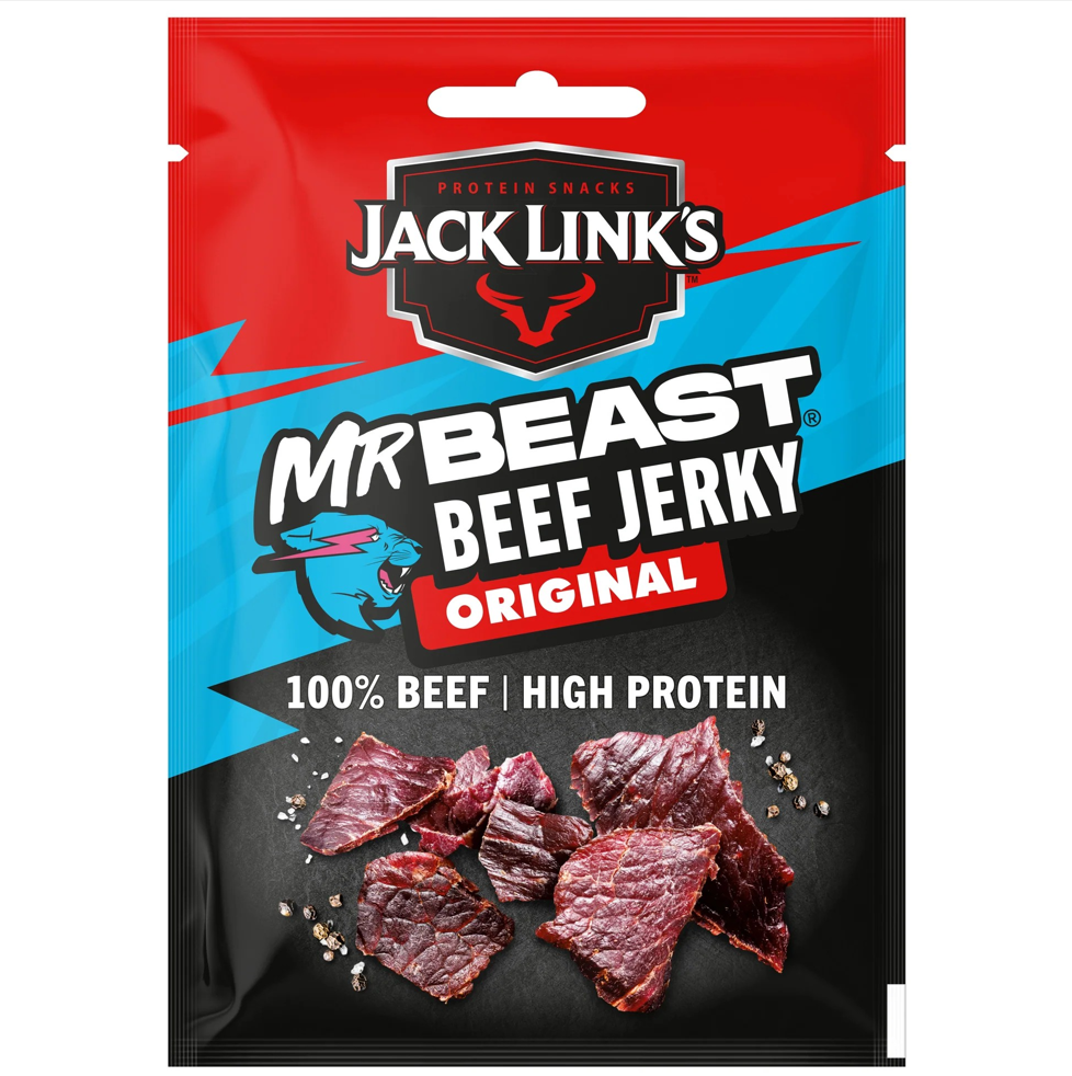 JACK LINK'S Bœuf Séché Original 60 g