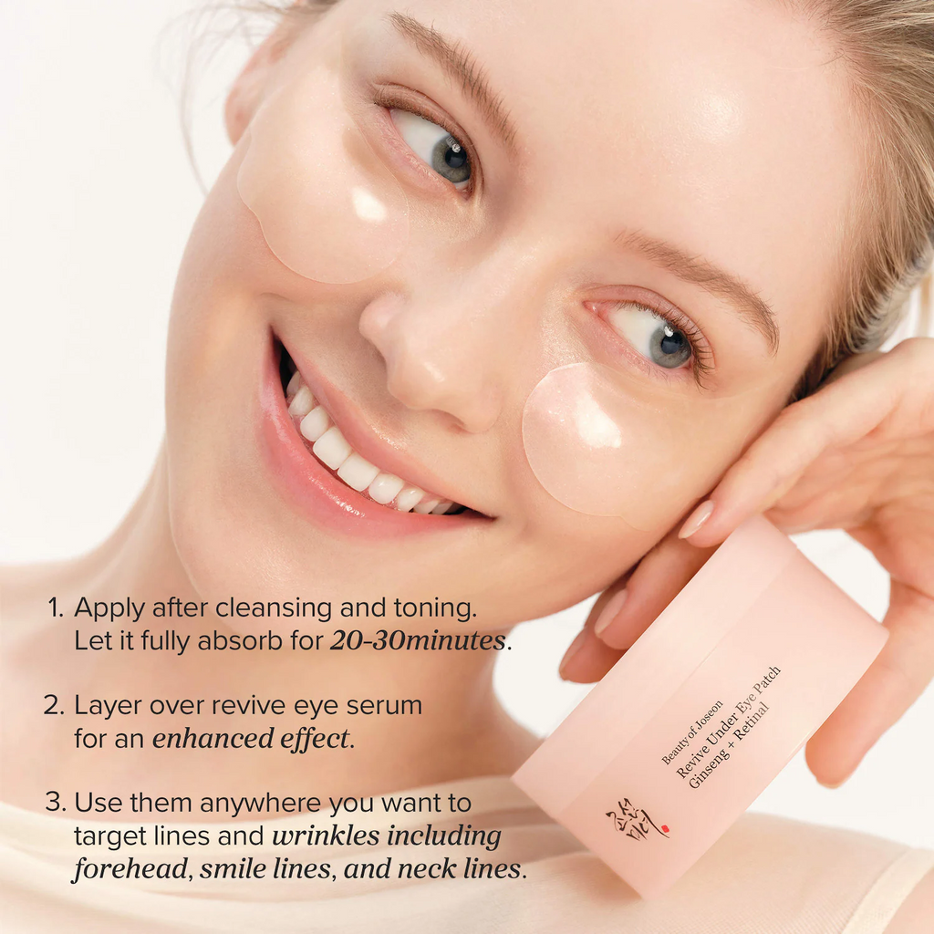 BEAUTY OF JOSEON Revive Under Eye Patches for Wrinkles 93g